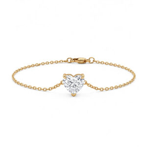 Diamantarmbånd Heart shape