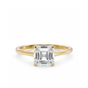 Asscher cut diamantring 1,00 ct