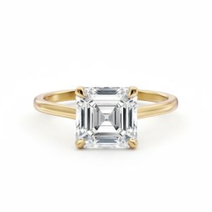 Asscher cut diamantring 2,00 ct