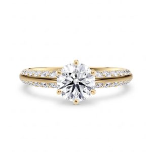 Knife Edge pavé diamantring 1,40 ct