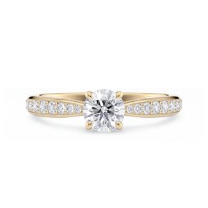 Tapered pavé diamantring 0,75 ct