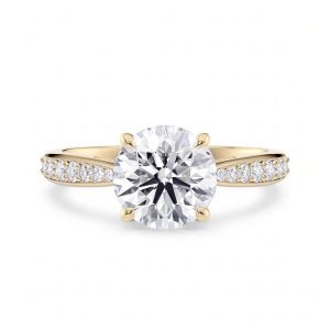 Tapered pavé diamantring 2,30 ct