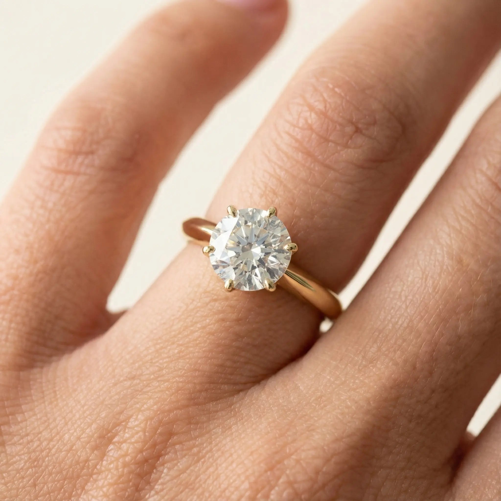 Knife Edge forlovelsesring 2,00 ct - Bilde 5