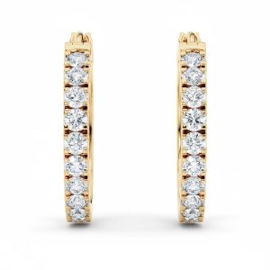 Hoops diamantøredobber 2,00 ct