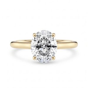 Oval forlovelsesring 2,00 ct