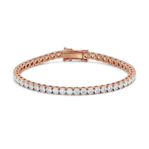 Tennisarmbånd rosegull 8,00 ct