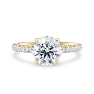 Tynn pavé diamantring 2,35 ct